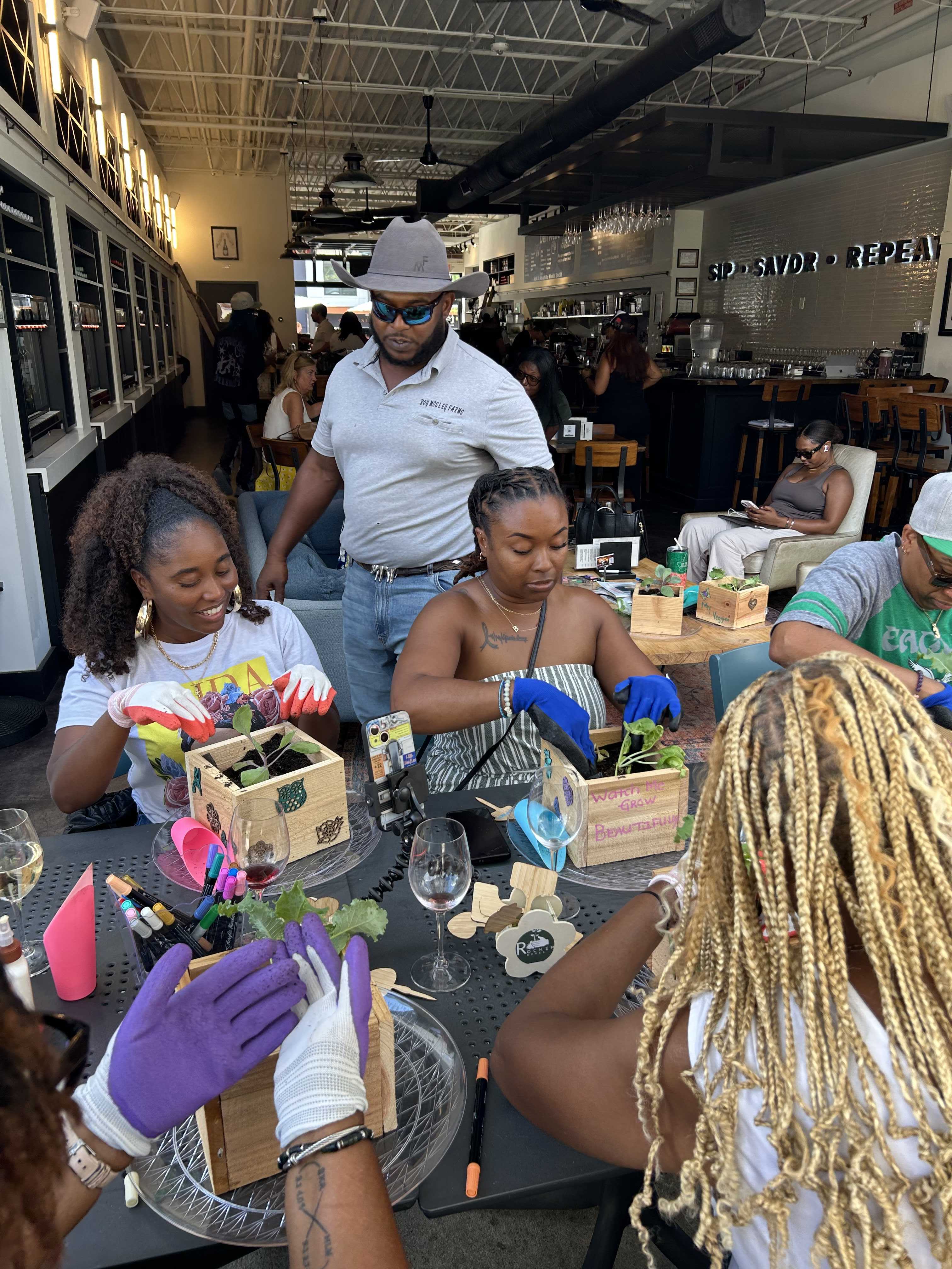 Sip and Plant Experience
