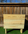 Luxury Box (pressure treated wood) Including Seasonal Flowers SMALL